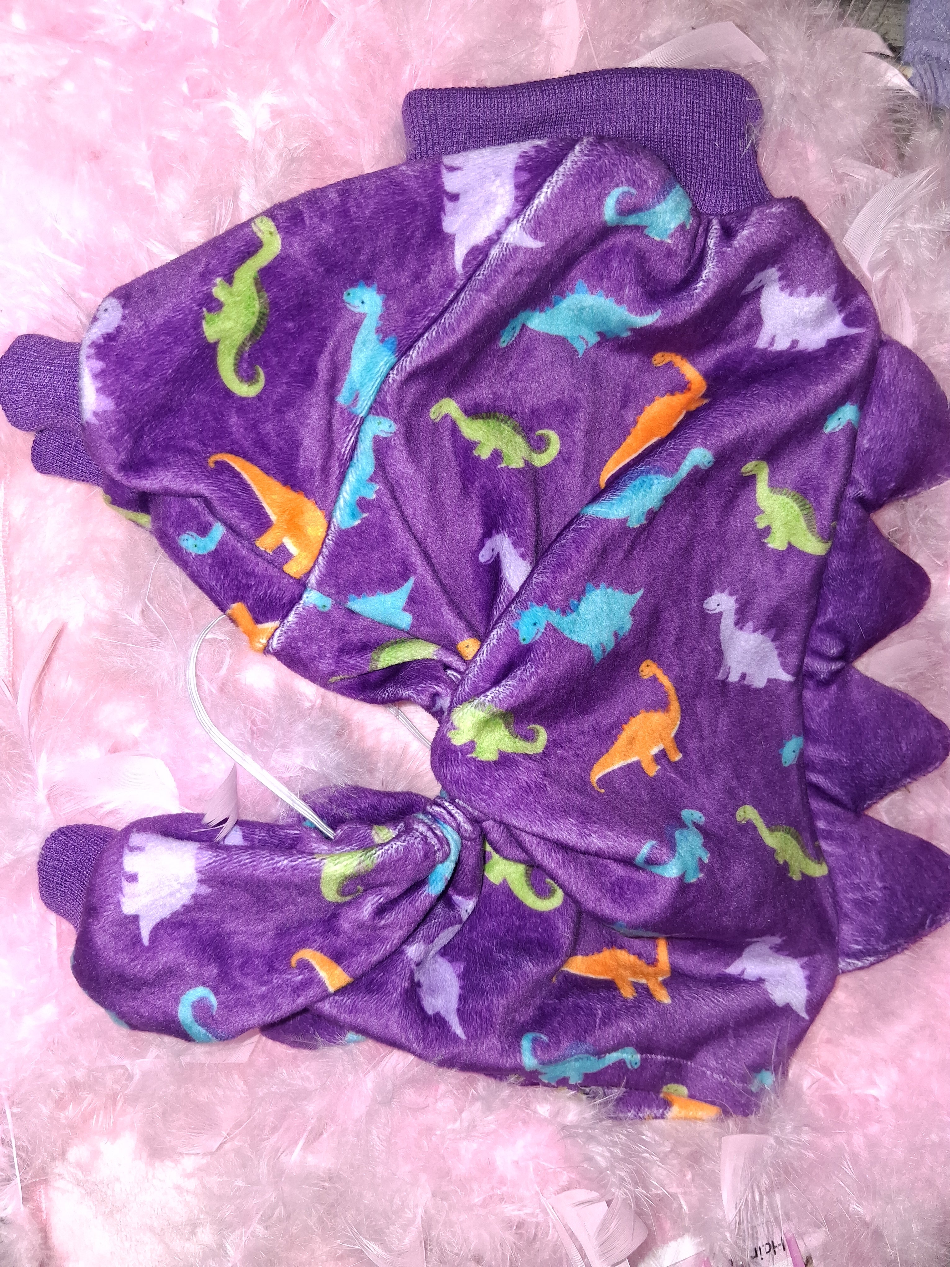 New Size Small Dog Dino Outfit