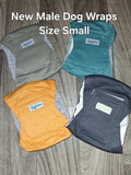 New Male Dog Wraps Size Small